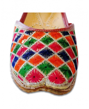 Multicolor Casual Punjabi Jutti